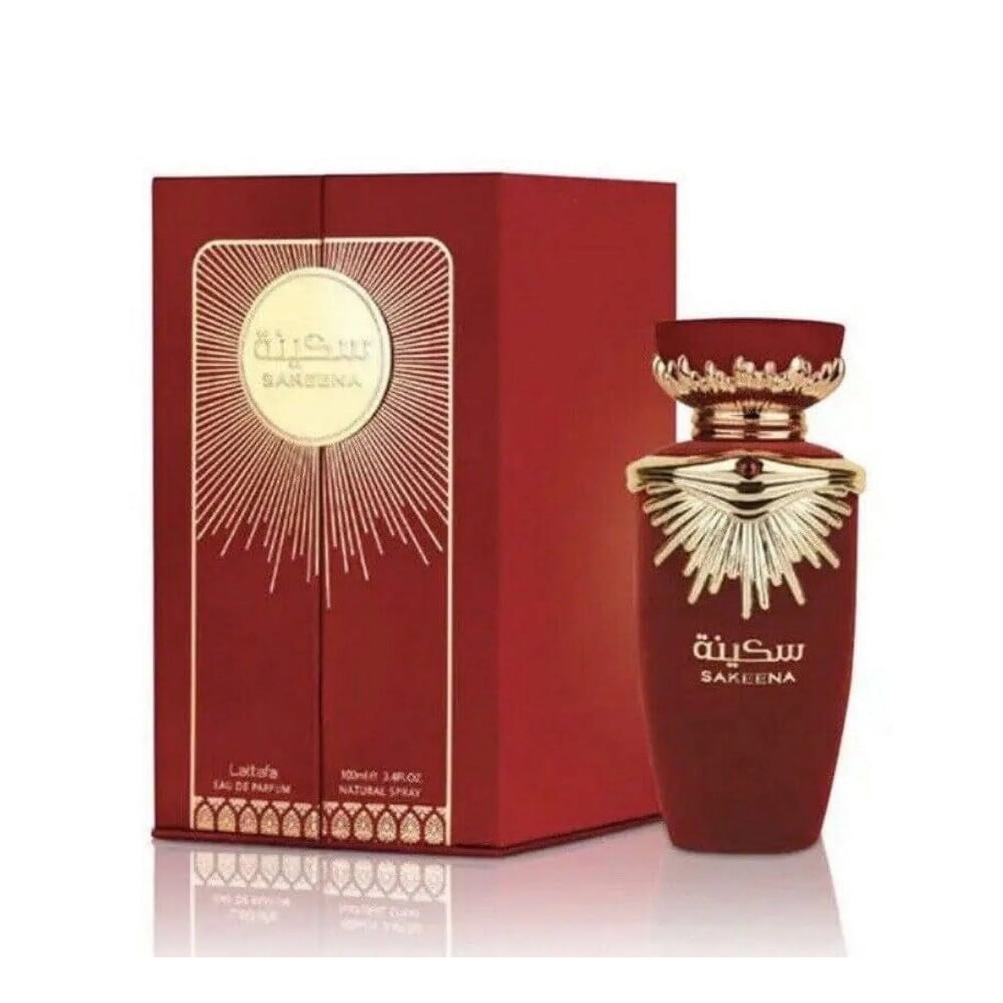 Lattafa Sakeena Eau de Parfum Spray 3.4 Oz for Women
