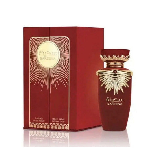 Lattafa Sakeena Eau de Parfum Spray 3.4 Oz for Women
